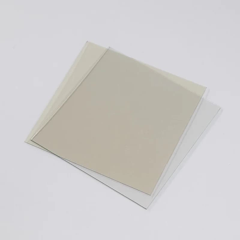 100x100x1.1mm 10PCS  Square 7 ohm/sq Lab Transparent Conductive Glass Indium Tin Oxide ITO Coated Glass for solar sheet