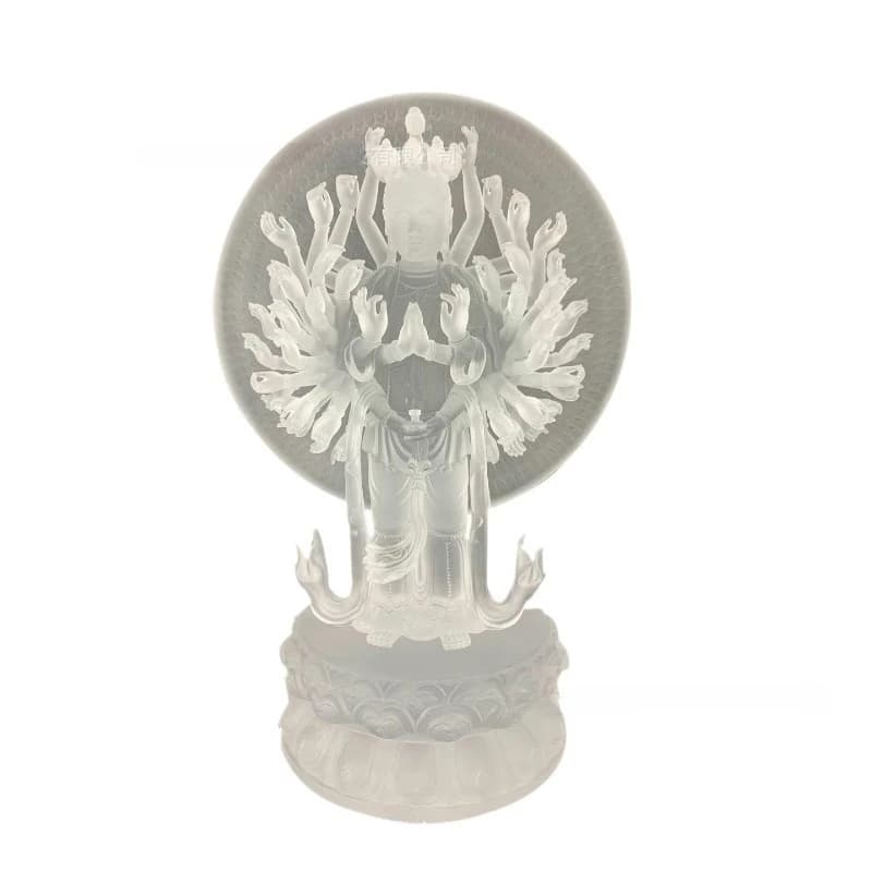 Thousand Hand Guanyin Ornament New Chinese Zen Home Furnishing Buddhist Hall