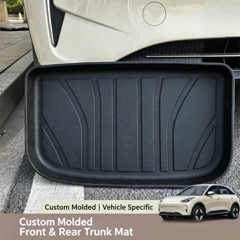 Car Front Rear Trunk Mat Waterproof Anti-Slip TPE Trunk Pad Interior Accessories For Geely EX2 Proton EMAS 5 2025 2026