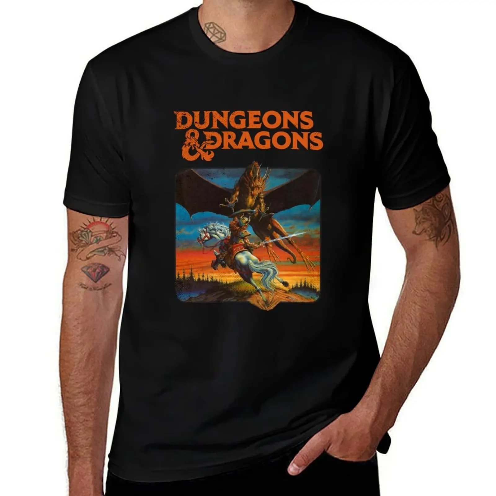 Anime The Dungeons And Cute Favorite T-Shirt Casual Daily Graphic Tee T-Shirt