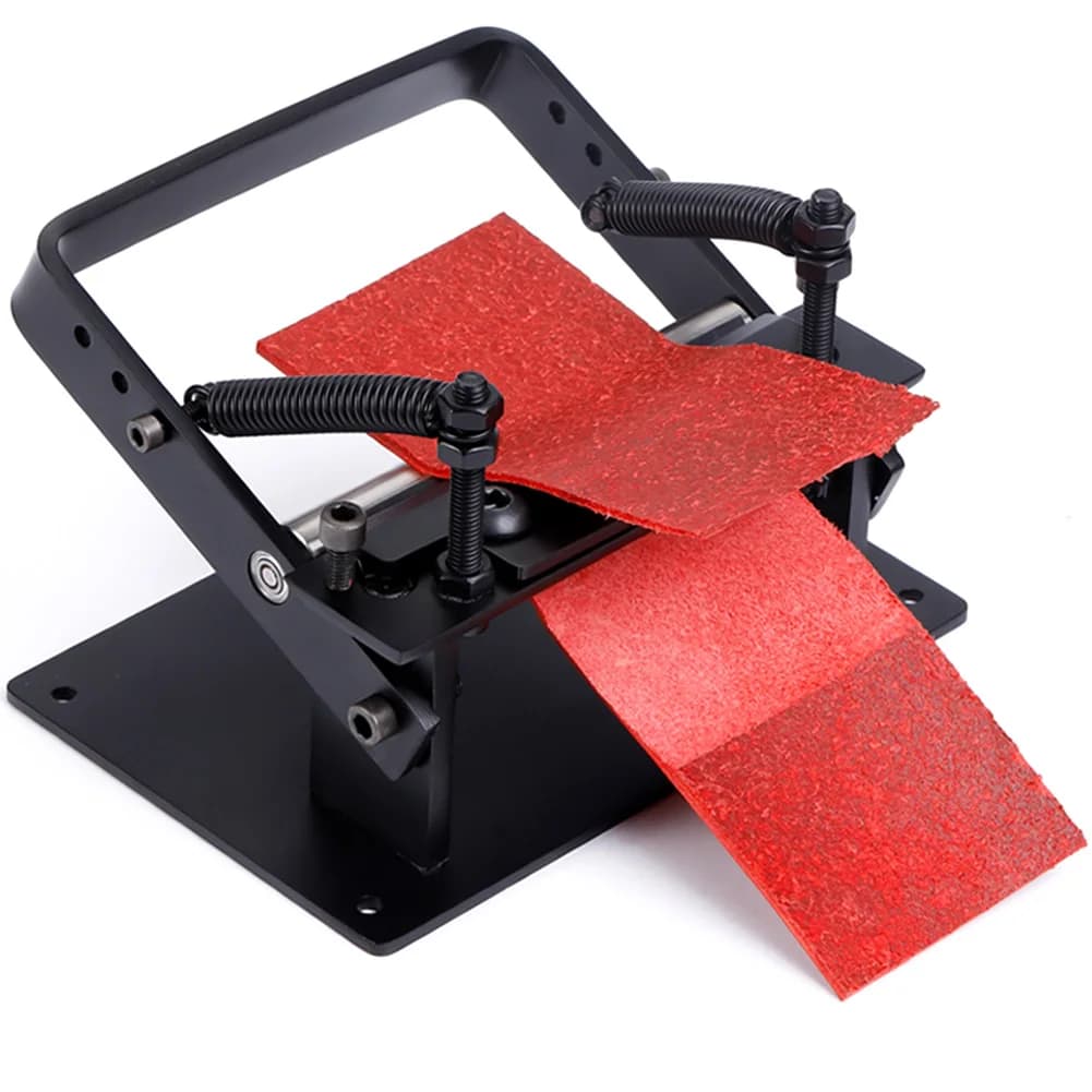 Leather Skiver, Manual Skiving Machine for Leather Splitter with G-Clip,Strap Cutting Thinning Tools, Leathercraft Working DIY