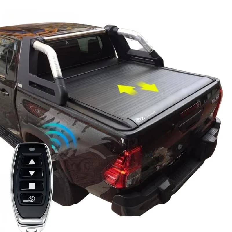 Zolionwil Retractable High-end Roller Shutter Roller Lid Pickup Truck Bed Tonneau Cover for Toyota Hilux 2025