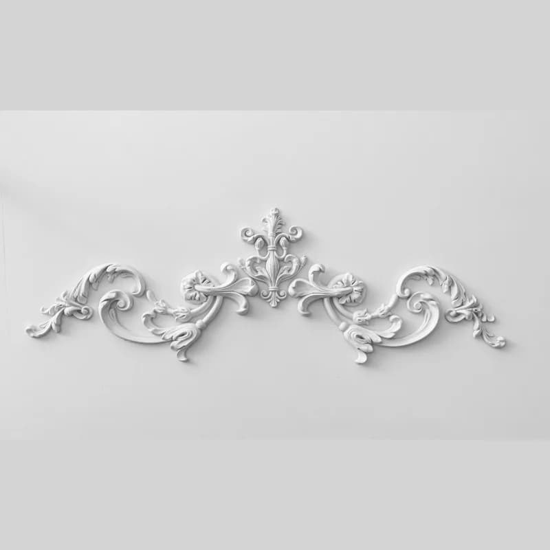 JMZ49 French Style PU Corner Decor, Modern Design & Easy Installation