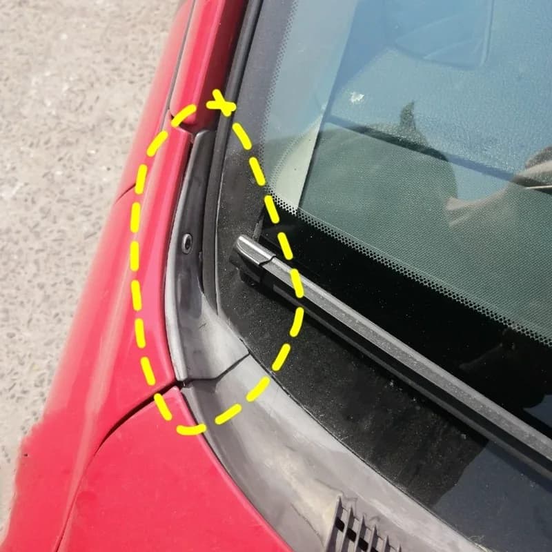 For Mazda 6 GG 2002-2008 Front Windshield Water Deflector Moulding Cover Auto Body Neck Trim Panel