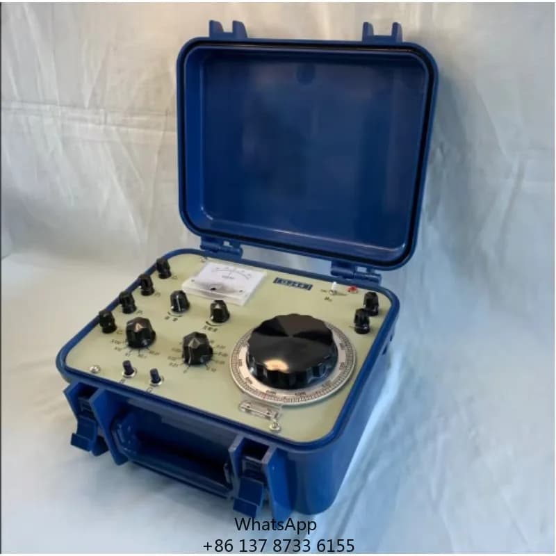 Professional High Precision Portable Digital Micro Ohm Meter Kelvin Bridge For Cable DC Double-arm Bridge