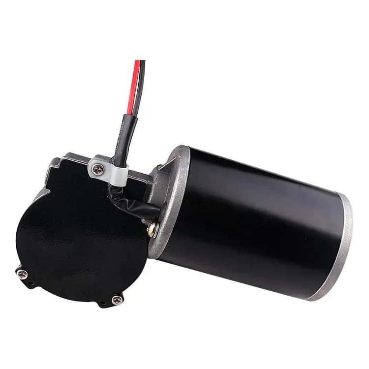 Parts Factory OutletDC24V Brushed DC Reduction Motor Worm Gear Reduction