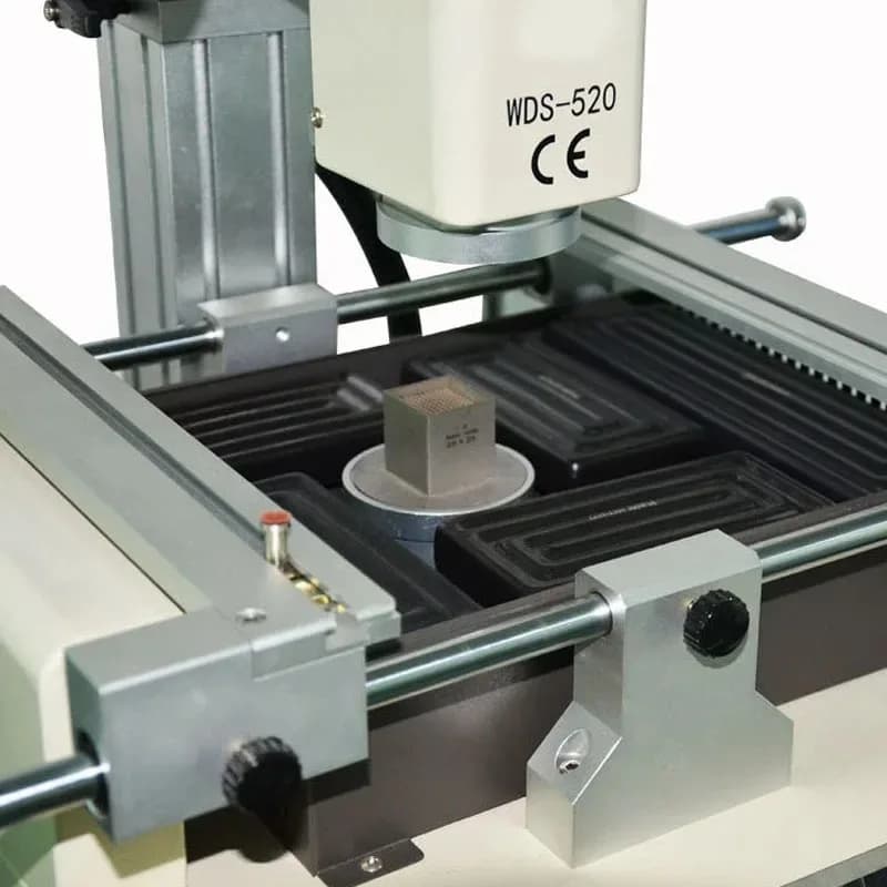 WDS-520 BGA Rework Station Hot Air Welding SMT Soldering Touch Screen 3 Temperature Area IC Chip Repair Equipment