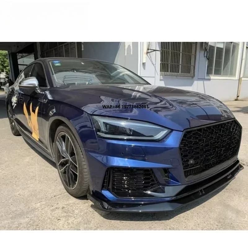 A5 Body Kits Fit for AD A5 2017-2019 to RS5 Style PP Body Kits Full Car Bumpers Front Bumper Rear Bumper Spoiler Body Kits