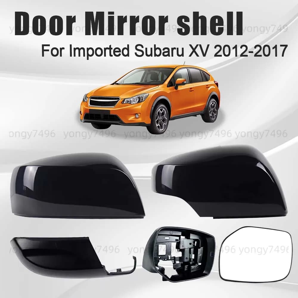 Protective Cover Pearl White Door Mirror Shell For Imported Subaru XV 2012-2017 Picture Frame Lower Shell Lens Cars Accessories