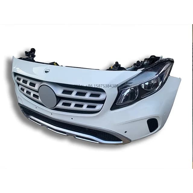 For GLA W156 Bumper Components and Grille, Radiator Fan, Parking Sensor, and Heating Rack