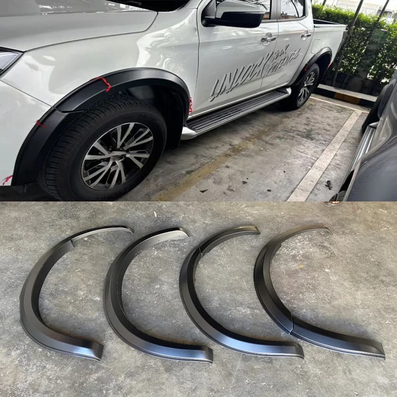 Fender Flare Wheel Arch Kit For ISUZU D-MAX 2024 2025 Mudguards Body Extension Double Cab Car Styling