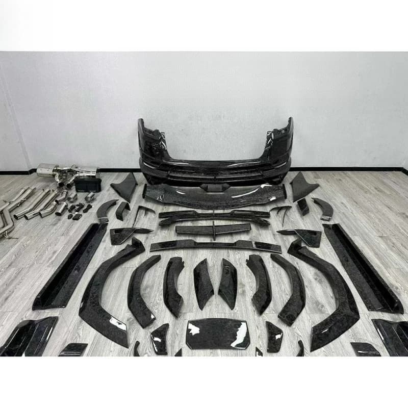 Premium Car Accessories Real Forged Dry Carbon Body Kit, MSY Style Complete Styling Aero Parts Durable