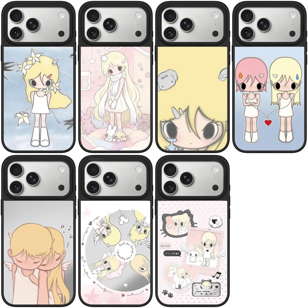 6062039 Mirror Surface Magnetic Case: Compatible with IPhone 17 16 15 14 13 12 Pro Max 17 Air