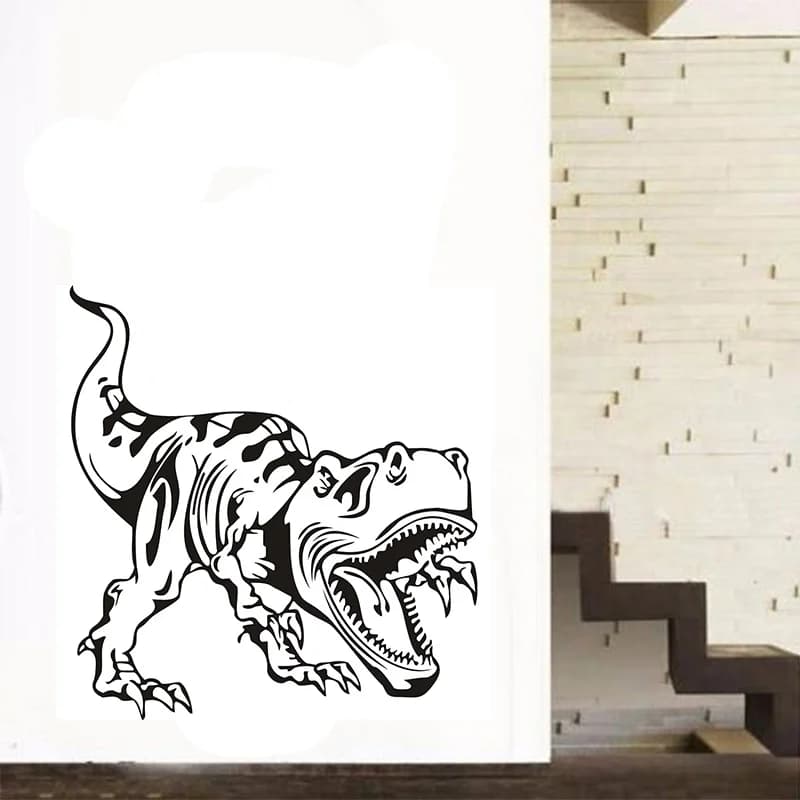 New Personalized T-Rex Dinosaur Wall Decal Vinyl Wall Stickers Home Decoration Decor Mural Art Wallpaper Poster