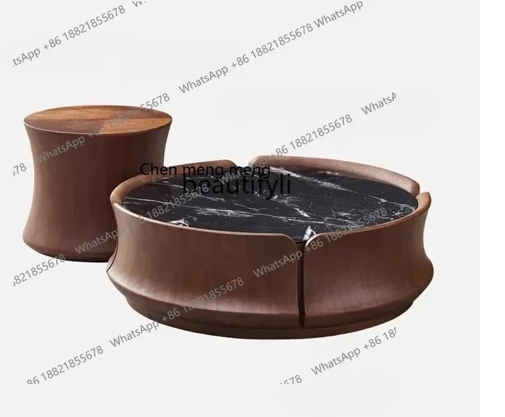 182C Medieval style,special-shaped round, side combination, household living room, small apartment, coffee table corner, light l