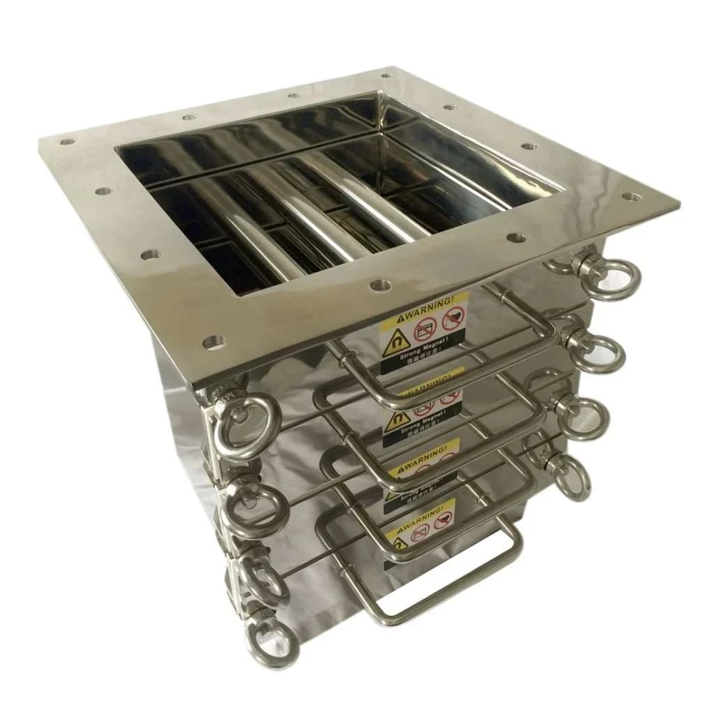 Square Magnetic Drawer with Fine Polishing Finished Two Layers with Square Quick Release Clamp Style