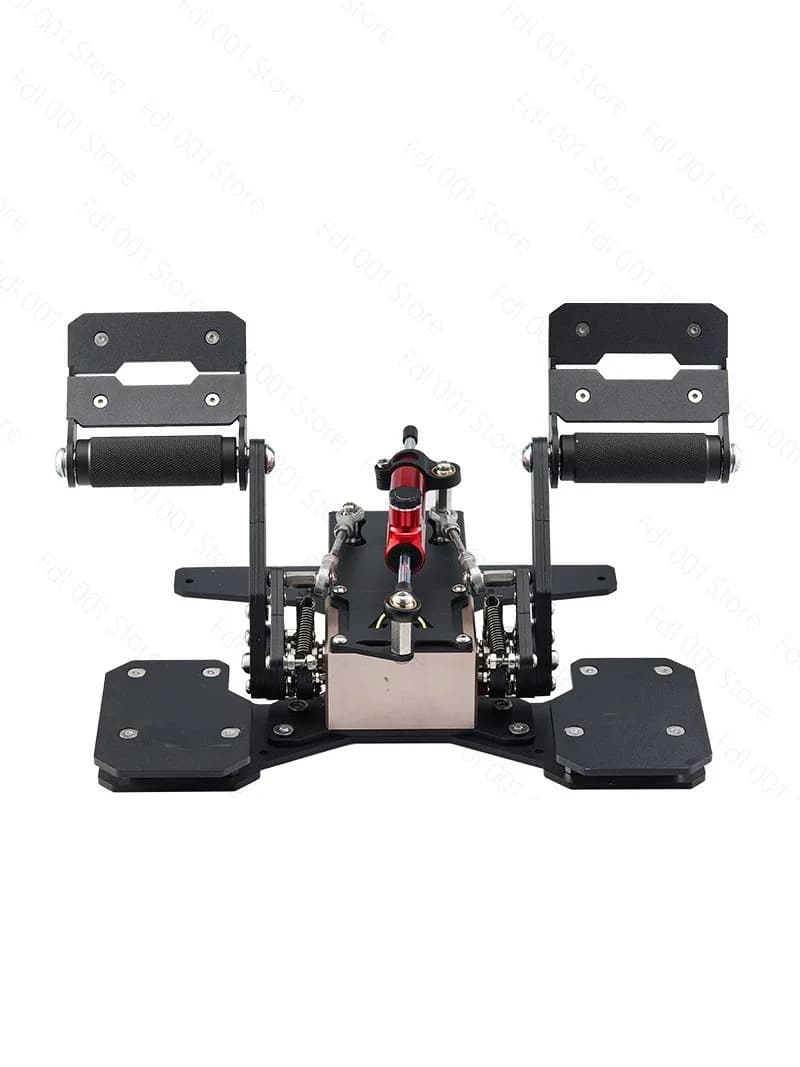 2026 Raptor All-Metal Flight Sim Rudder Pedals with Hall Sensor & Toe Brakes