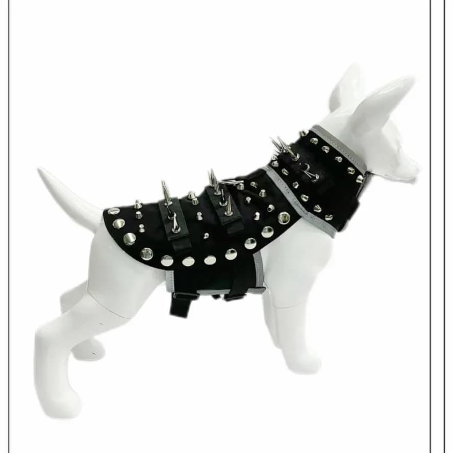 Pet Clothing Puppy Vest Spiked Nails Anti-Bite Anti-Attack Dog Nails Vest Puppy Armor Vest