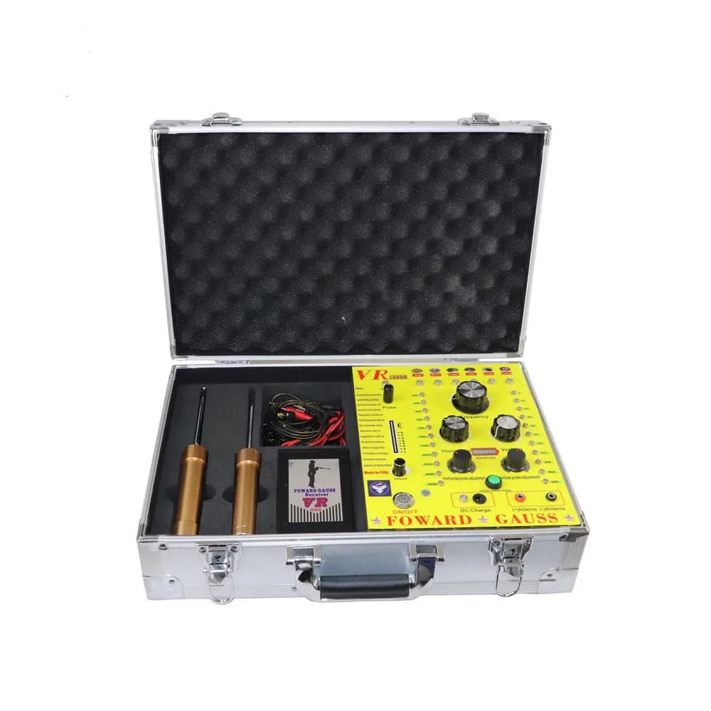 New Version VR15000 Ultrasonic Long Range Treasure Hunting Gold and Gem Metal Detector