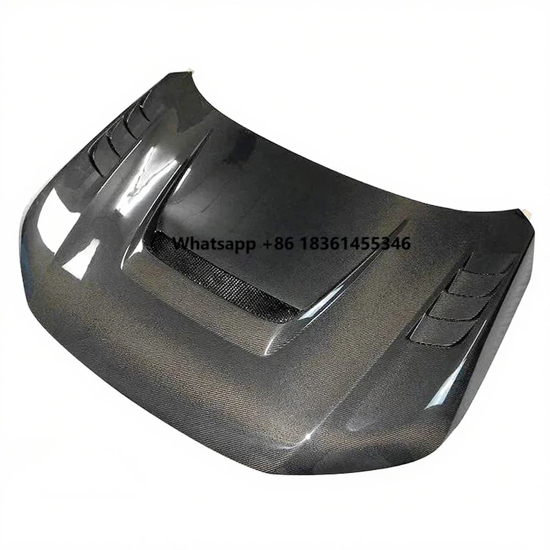 For  Civic FE1 FL1 VRA Style with Holes Carbon Fiber Hood Eleventh Generation