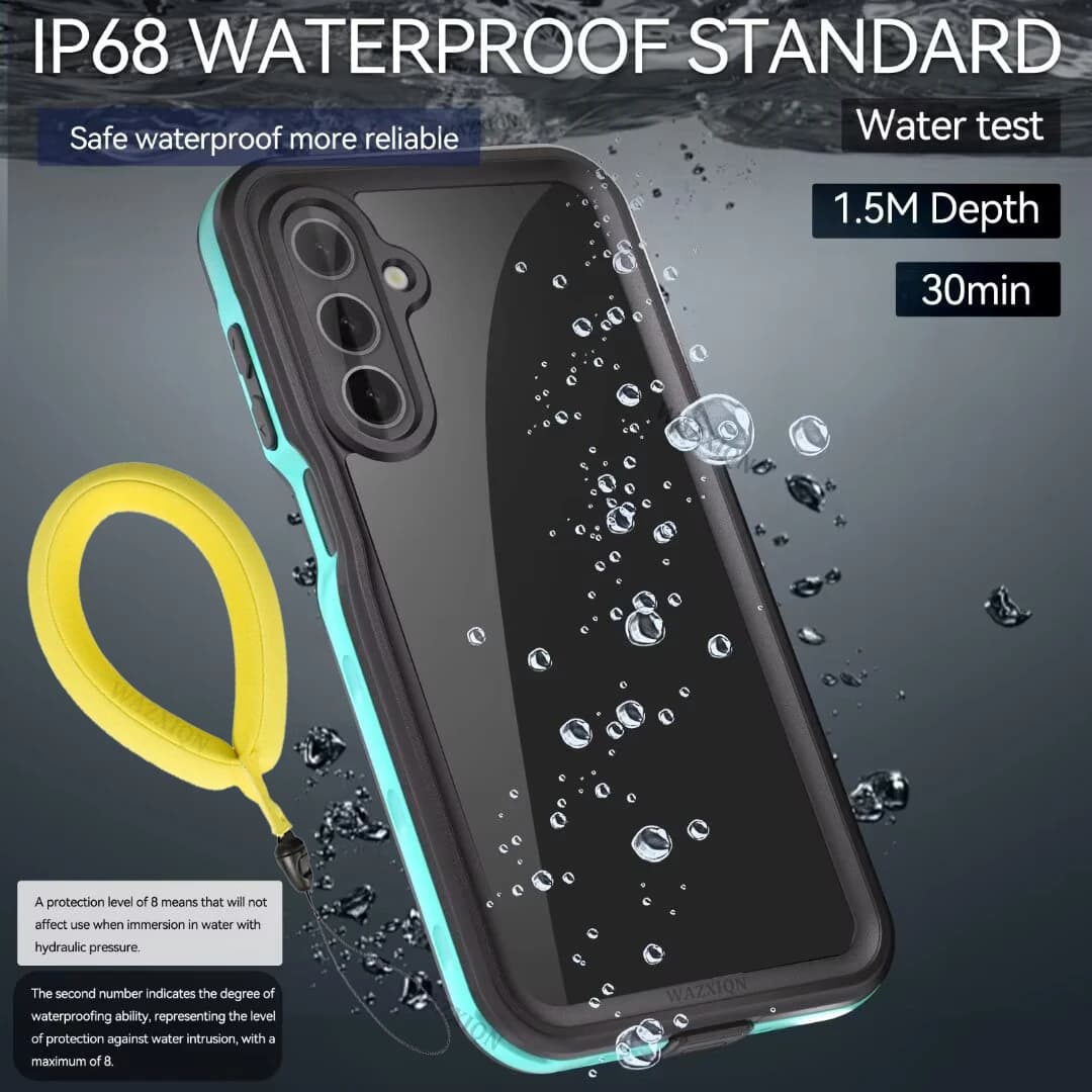IP68 Waterproof Case For Samsung Galaxy S26 A16 5G S24 Ultra S23 FE Note 20 S25 Plus Diving Depth Underwater Swim Outdoor Cover
