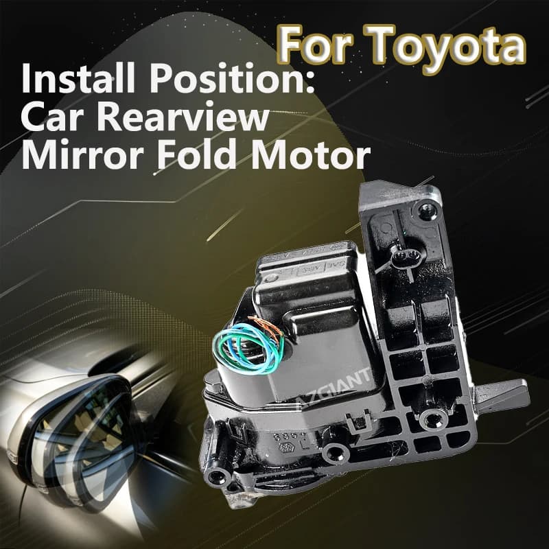 For Toyota Tundra MK1 2000-2006/Sequoia 2001-2007 Car Door Side Mirror Electric Fold Motor Module High Quality Copper Coil tool