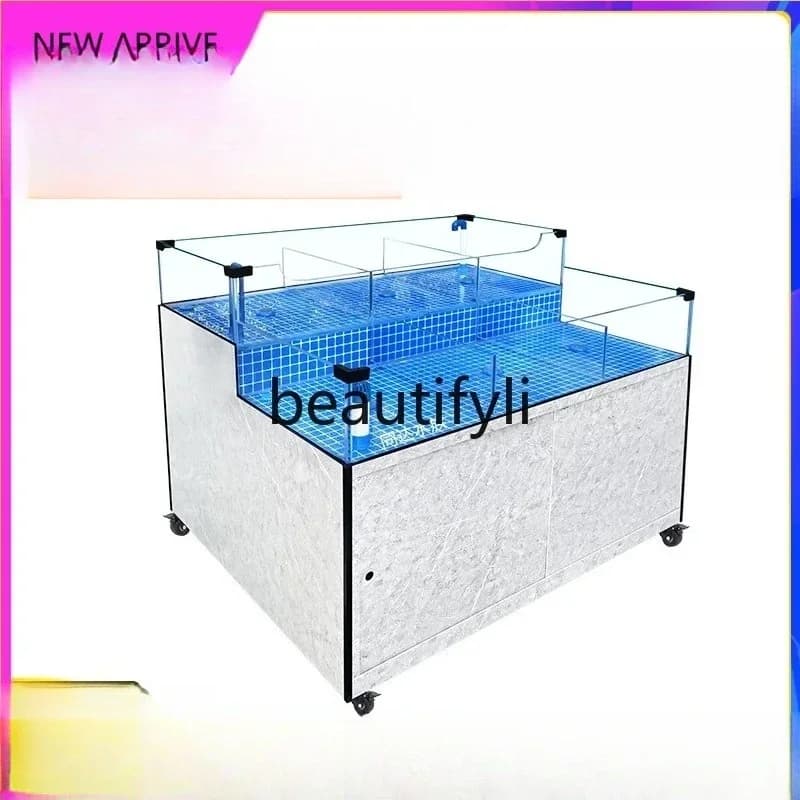 54Seafood fish tank Commercial seafood pool Refrigeration all-in-one machine Hotel seafood tank Mobile shellfish pool