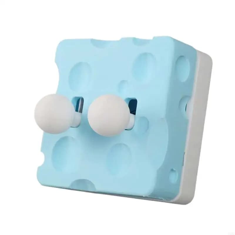 Whimsical Cheese Wall Switches Cover, Lightweight Plastic Two-Opening Wall Accent for Children's Areas and Bedrooms 55KF