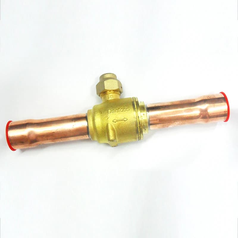 Refrigeration Shut off Ball Valve OD 7/8in 650psi GBC