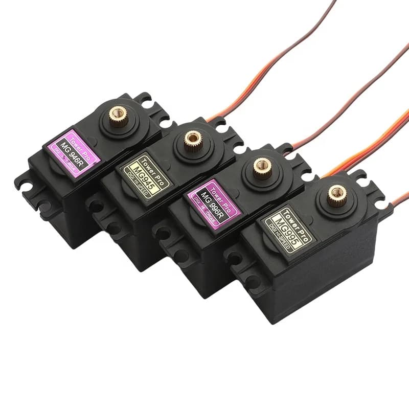 5PCS  MG945 MG995 MG996 MG946 Servo Metal Gear Digital 25T Servo Motor for RC Helicopter Boat Arduino MG946R MG996R