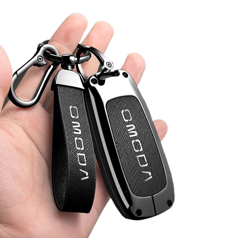 Premium Zinc Alloy Key Cover Case for Chery OMODA 2025 - Protective Key Fob Shell Key Bag Chain