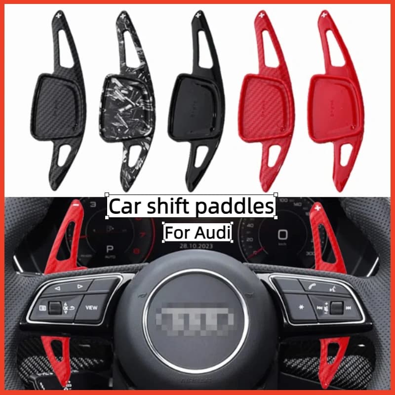 Paddle Shift For Audi A3 A4 S4 A5 S5 A6 S6 C8 A7 S7 4K A8 Q8 E-tron Sportback 2020-2023 2024 Car Steering Wheel Paddle Shifte