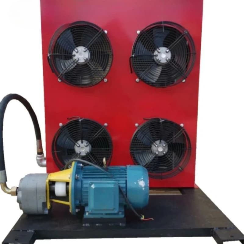 Hydraulic oil radiator Hydraulic air cooler Large flow radiator can be self-circulating