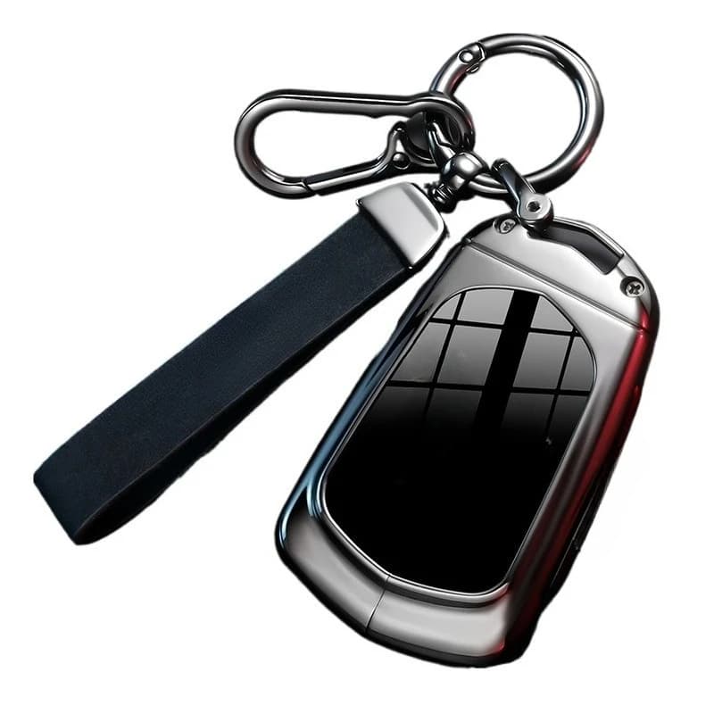 Premium Zinc Alloy Key Cover Case for Cadillac XT5/XT6/CT6/XT4/XTS/CT5/ATS-L - Protective Key Fob Shell Keychain