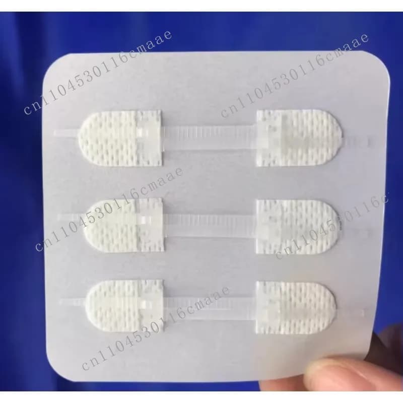 Disposable Zipper Suture Wound Closure Device Elastic Zipper Bandage Medical Scar Patch(Ten items)