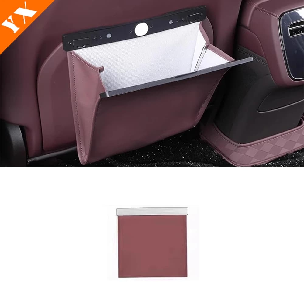 For BYD Denza Z9 GT 2025 2026 Accessories Primary Color Car Garbage Bag, Car Backrest Garbage Bin, Car Garbage Storage Bag