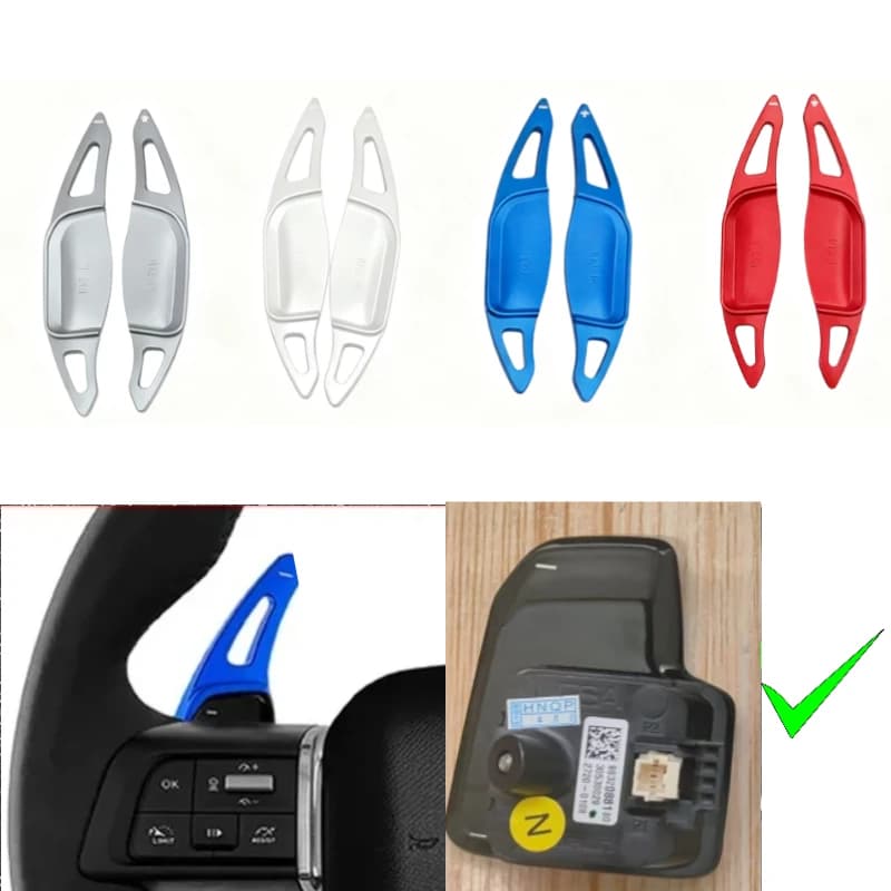 For Peugeot 308 3rd Generation 408 PHEV 2022-2025 SW GT Hybrid Steering Wheel Shift Paddles Extension Sticker Accessories