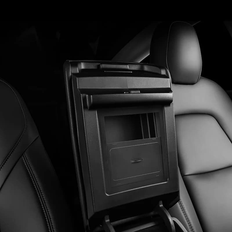 Car Center Console Organizer Armrest Hidden Storage Box For  Tesla Model 3 2022 Accessories 2021 2020 2019