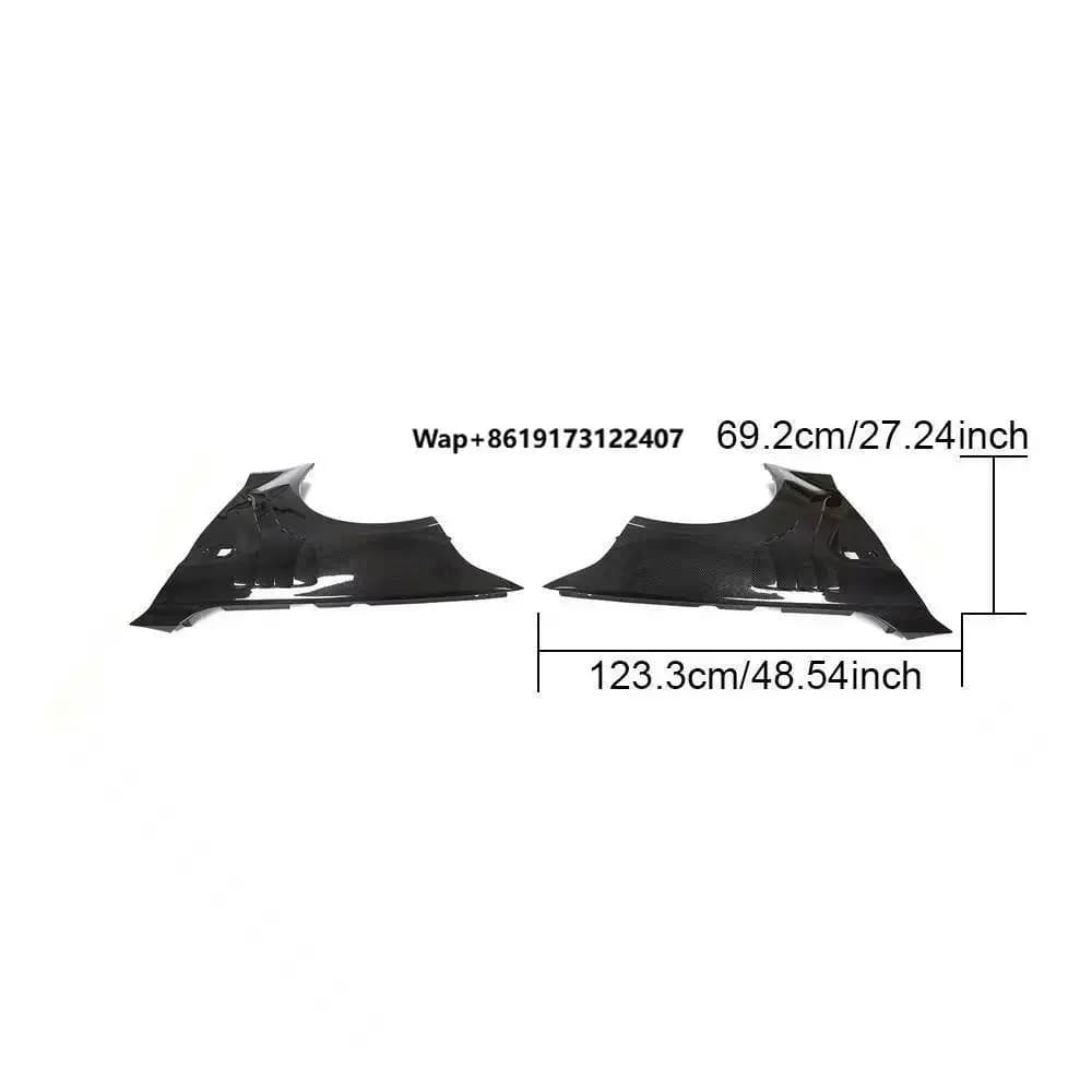 High-quality Dry/wet Carbon Fiber Side Mudguards/fender for F87 M2 M2C Perfect Accessories Conversion Kit.