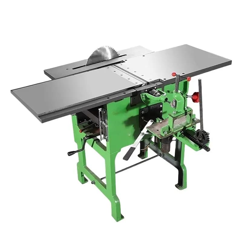 Woodworking Machine with Sliding Table - Multi-Purpose Design + Combined Universal Woodworking Saw