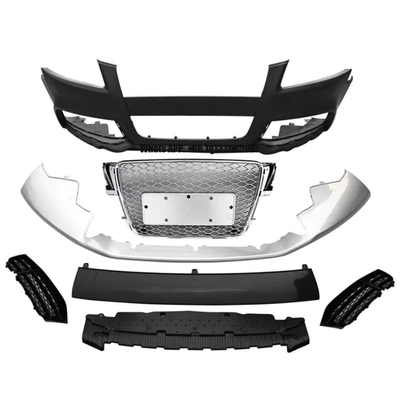 Car Bodikits Front Bumper with Grill for Audi A5 S5 RS5 Style Auto Modified High Quality PP Material Body Kit 2009 2010 2011