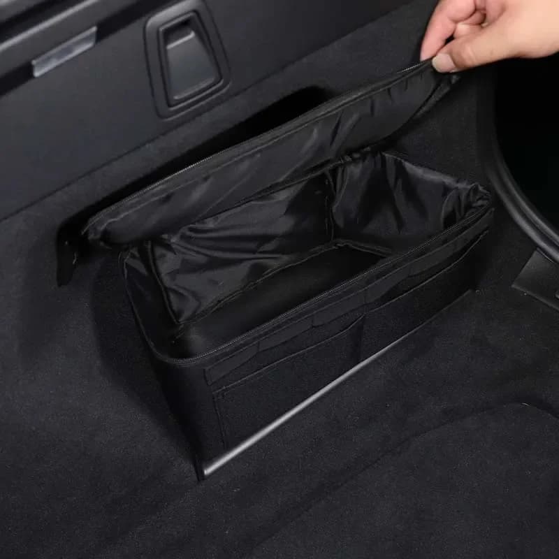 Oxford cloth black For Volvo XC90 2015-2024 Car trunk tool storage bag finishing bag car interior modification accessories