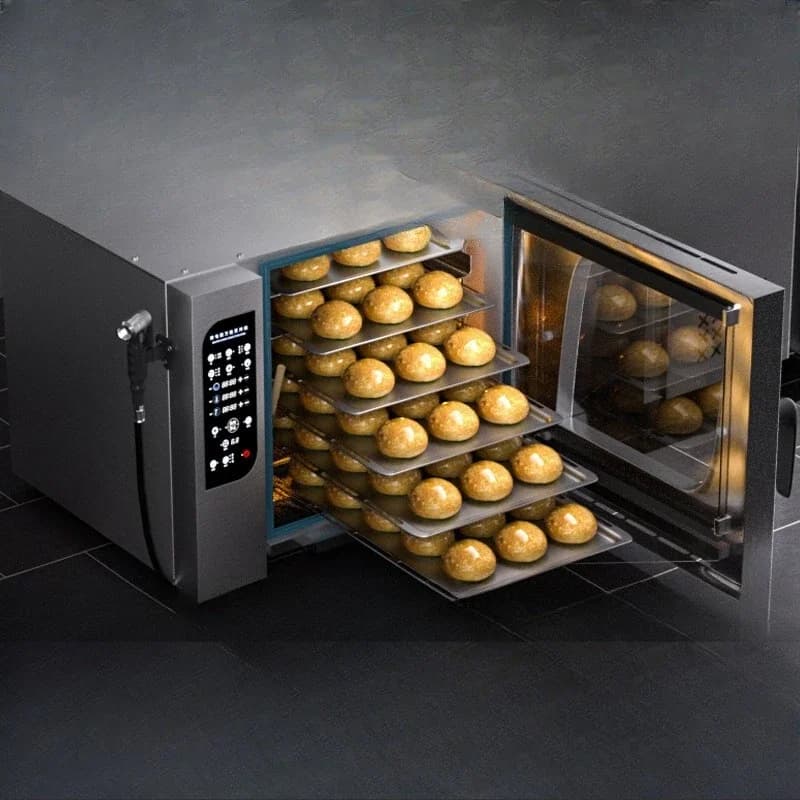 For Q 60,000 steam oven commercial automatic cleaning machine large electric hot stove oven