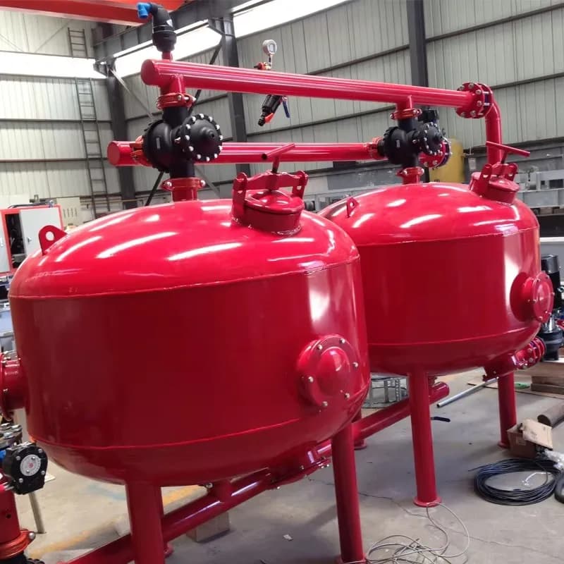 Automatic Irrigation System 220V with Waste Water Filter Farm Machinery Pump And PLC Core Components for Agriculture