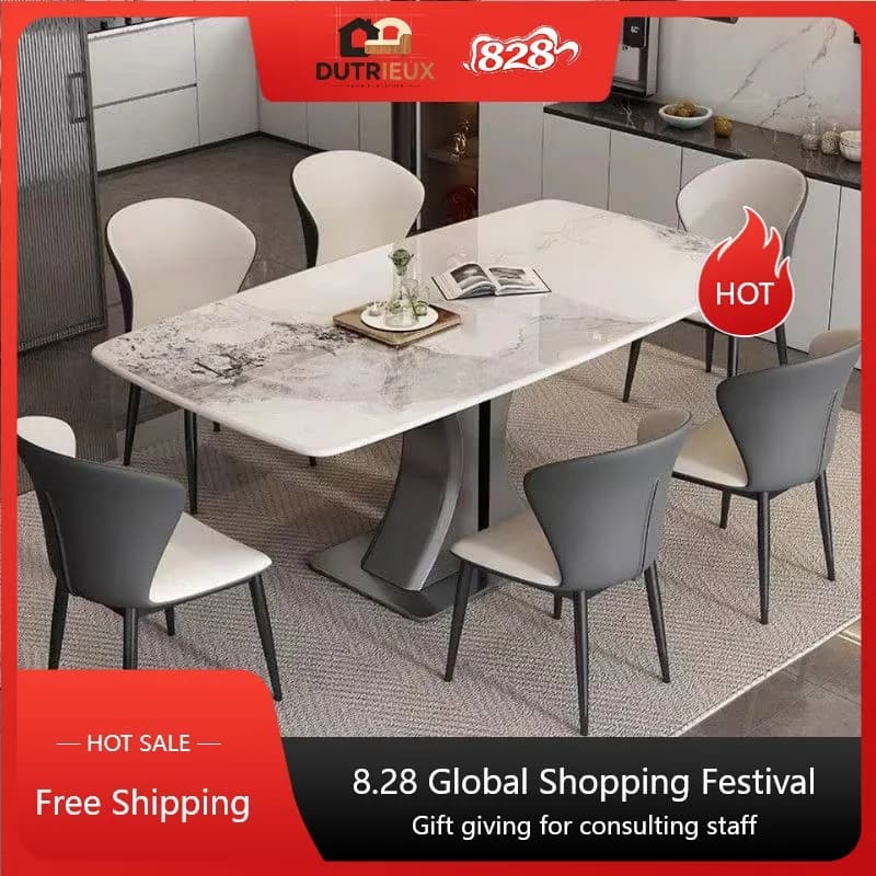 Nordic Square Dining Tables Design Decoration Restaurant Small Dining Tables Kitchen Side Modern Tavoli Da Pranzo Furniture Home