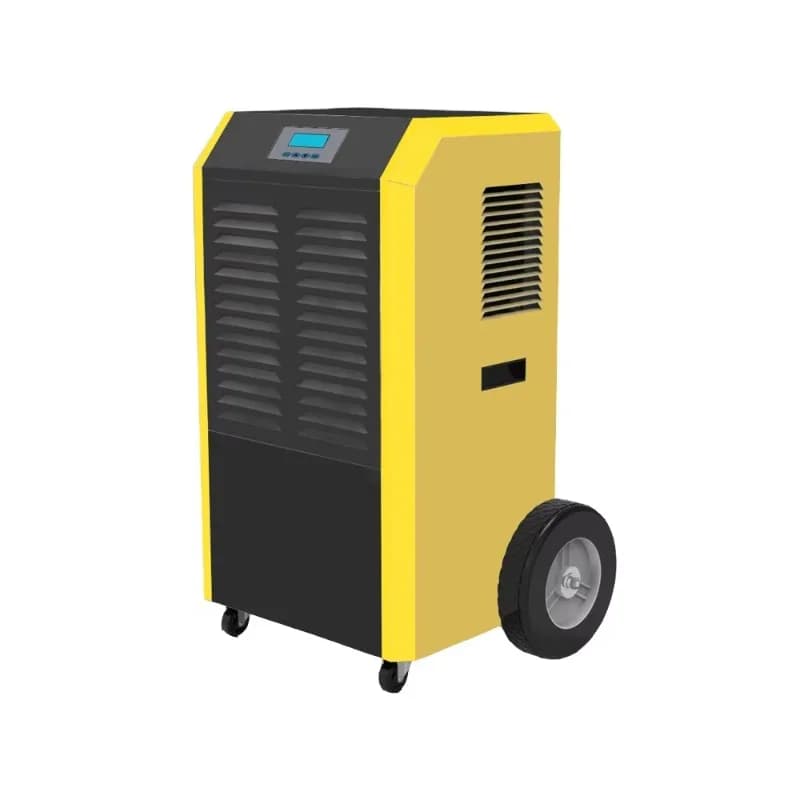 CL-90H Industrial Dehumidifier 90L Daily Basement Damp Treatment Equipment with Large Wheels for Efficient Moisture Control