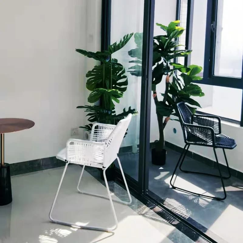 Rattan Reception Bar Chairs Woven Nordic Ergonomic Island Waiting High Chairs Garden Counter Adults Sillas De Bar Home Furniture