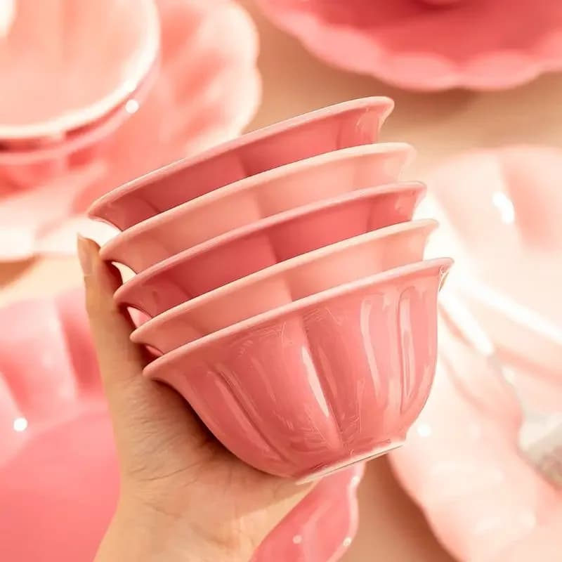 Dishes and dishes set 2025 new household ceramics, light luxury, high-end sense, good-looking dishes,