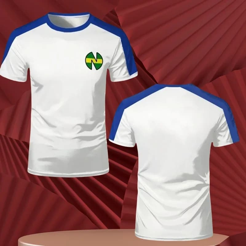 Summer Football Soccer Jerseys Youth Anime Jersey Cosplay Loose Men's Women's Quick Drying Fashion Sportswear Children's T-shirt
