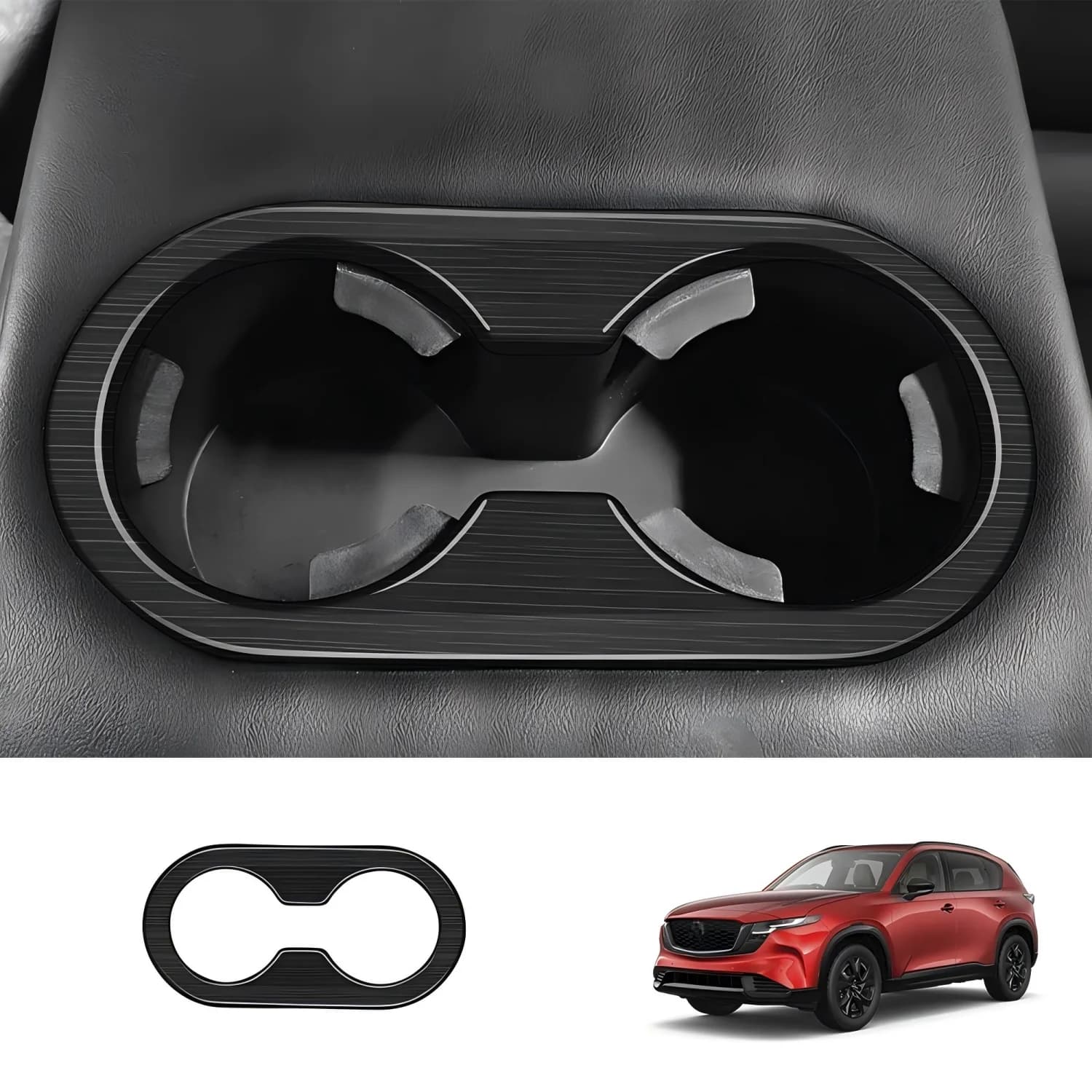 For Mazda CX-5 KM 2026 Cup Holder Frame Cup Holder Trim Cover Interior Accessories 1 Pieces